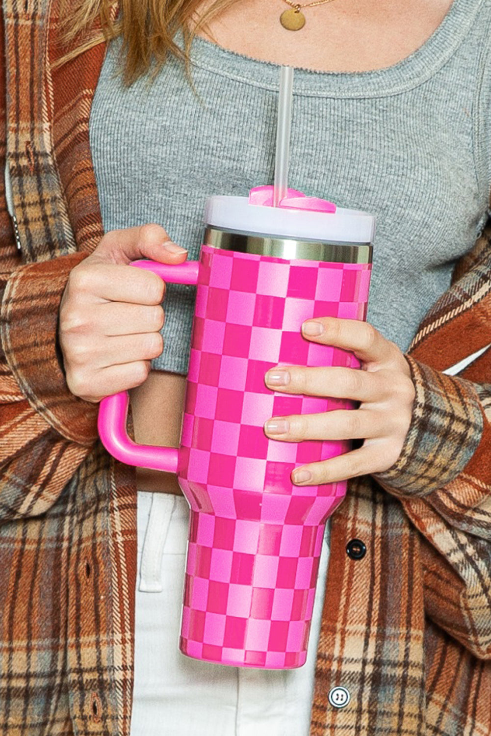 Pink Love Stainless Steel Tumbler Cup 40oz