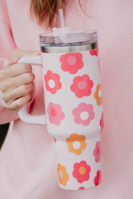 Groovy Flower Stainless Steel Vacuum Cup