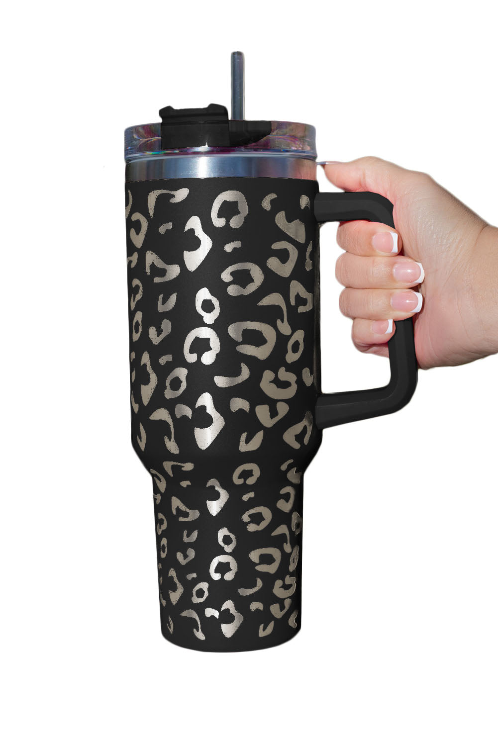 Black Leopard Double Insulated Cup