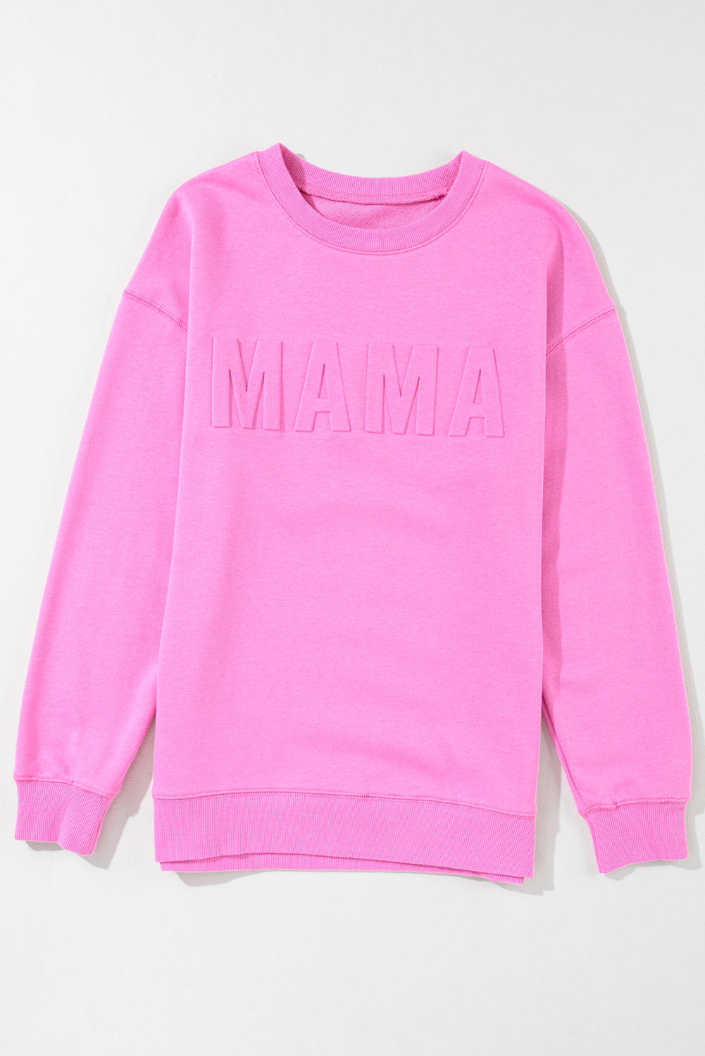 Bright Pink "MAMA" Casual Sweatshirt