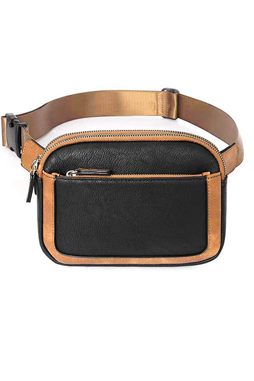 Black Adjustable Strap Mini Crossbody Bag