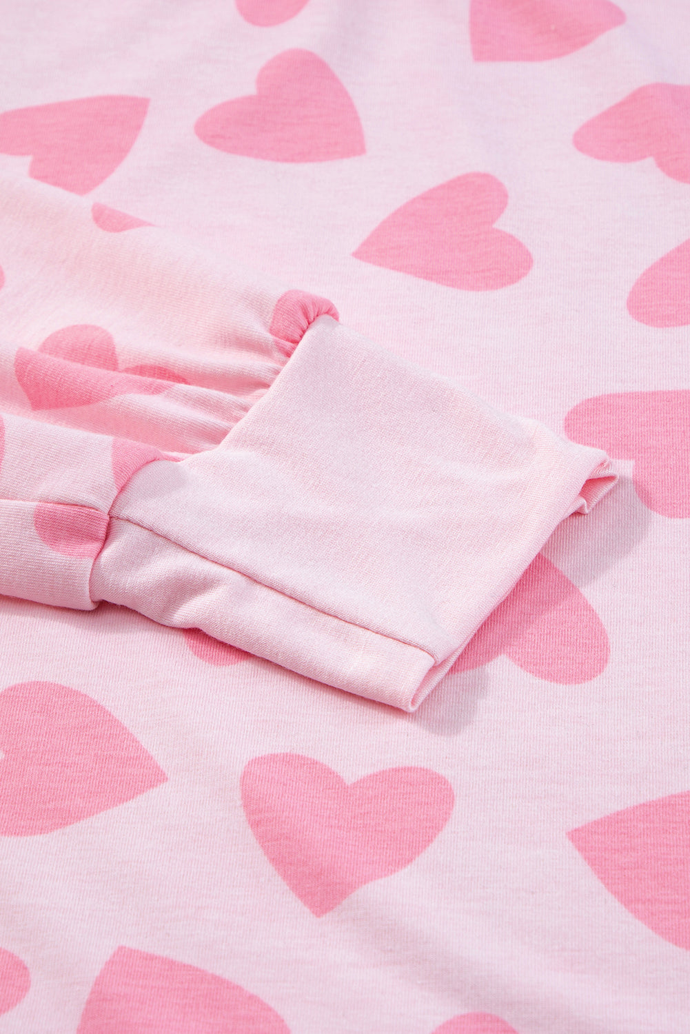 Cozy and Cute Heart Print Lounge Set