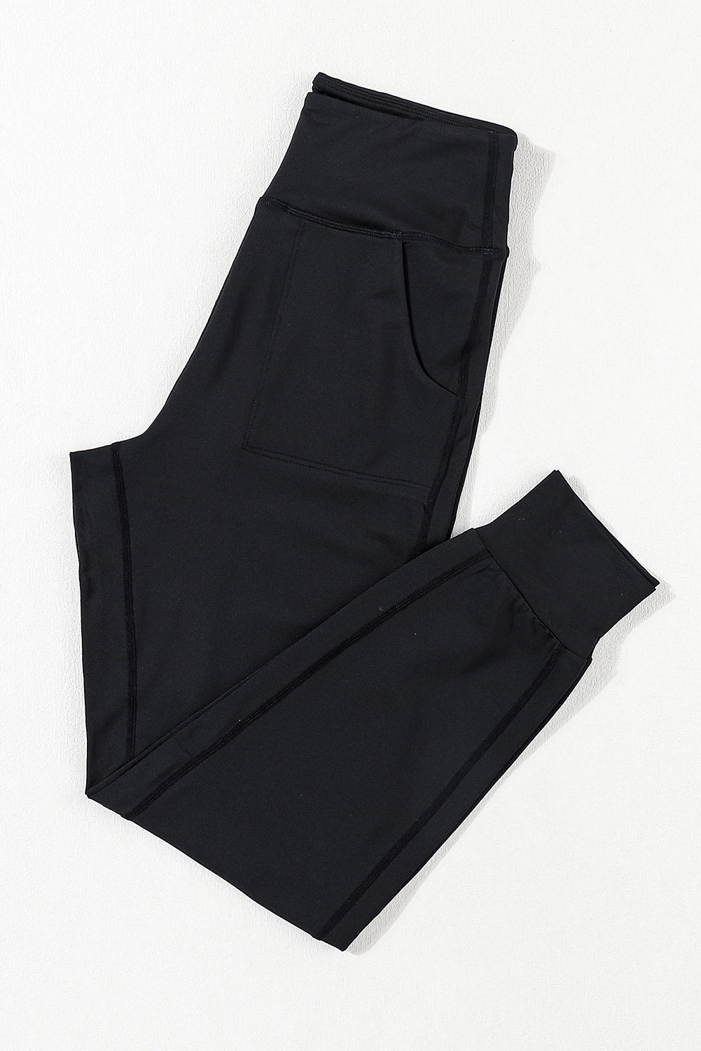 Black High Waist Joggers With Pockets!