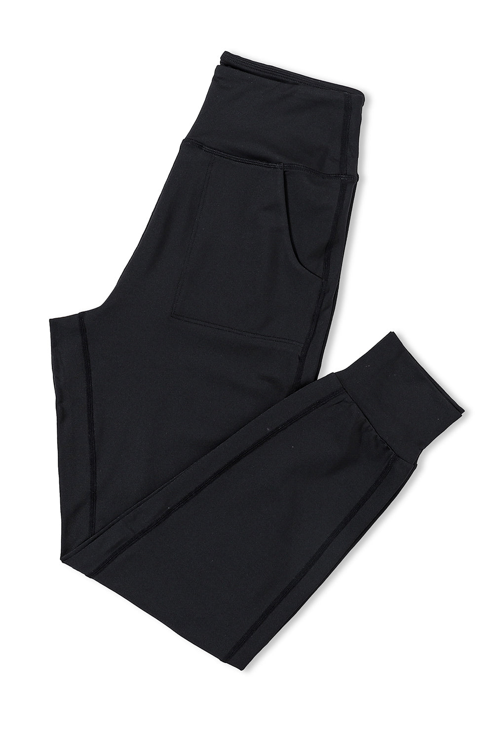 Black High Waist Joggers With Pockets!