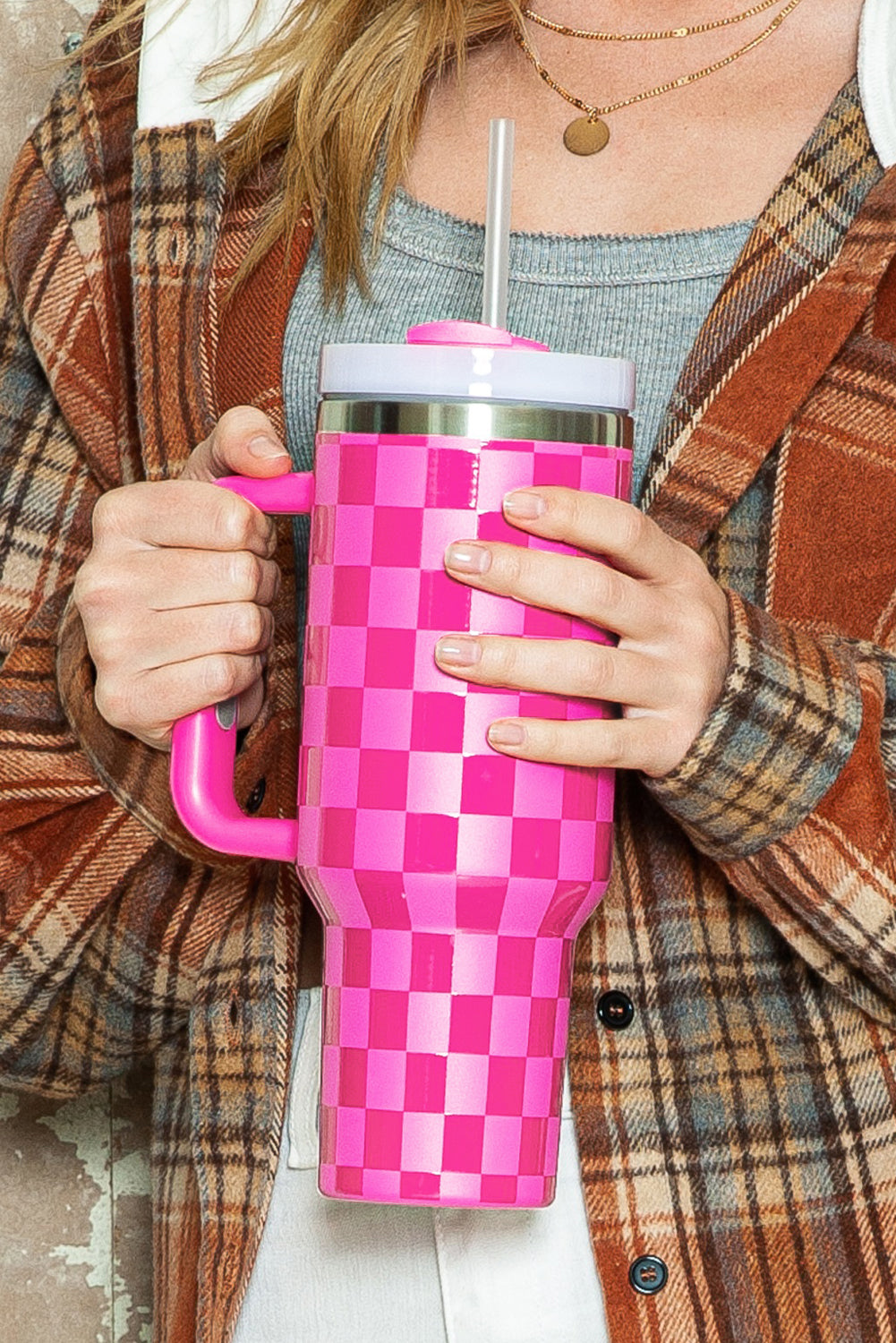 Pink Love Stainless Steel Tumbler Cup 40oz