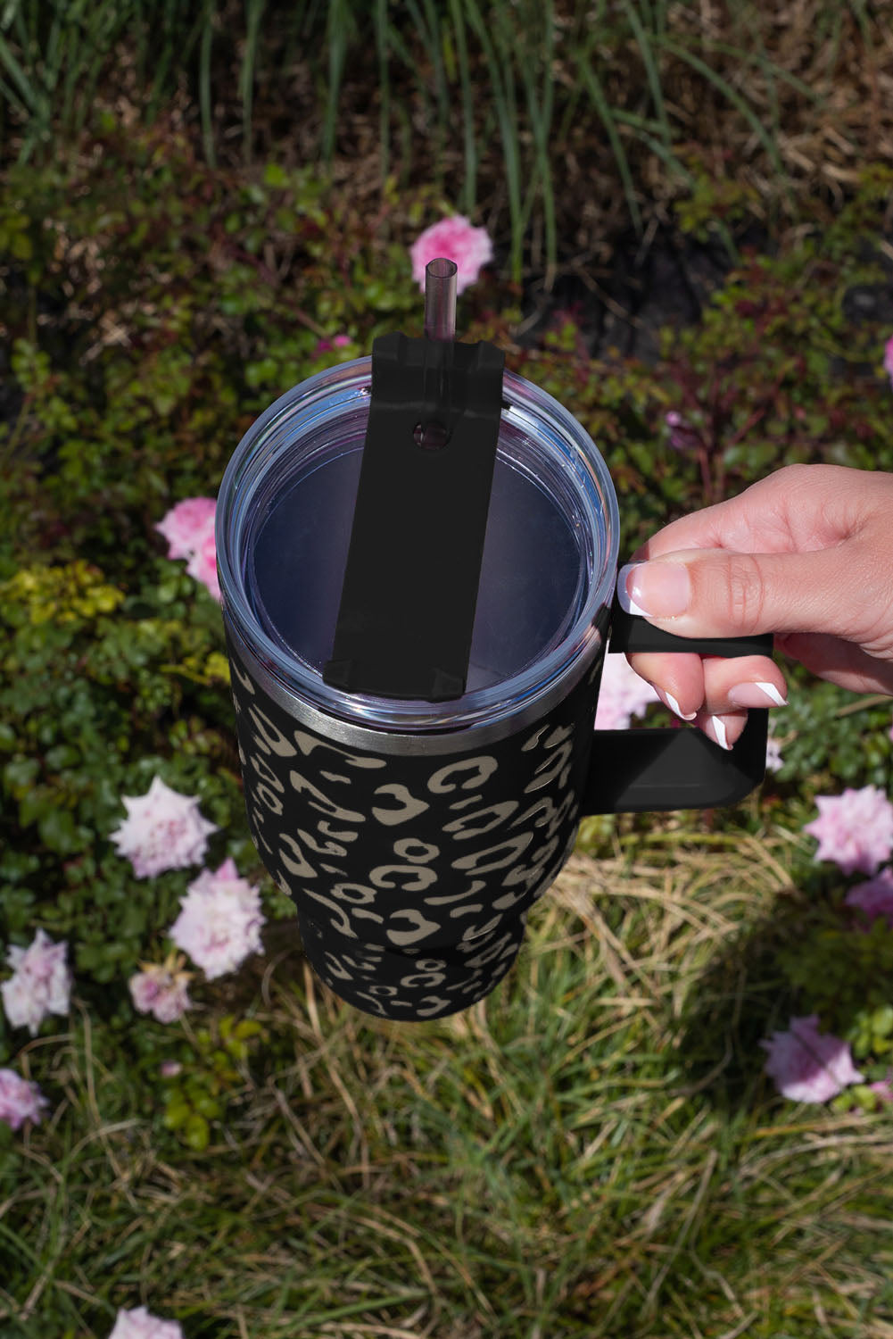 Black Leopard Double Insulated Cup