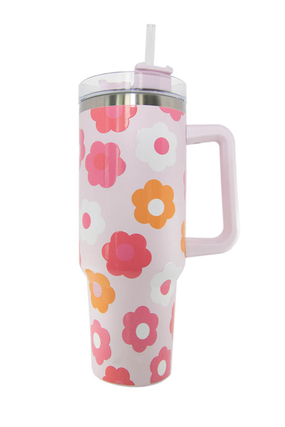 Groovy Flower Stainless Steel Vacuum Cup